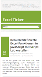 Mobile Screenshot of excel-ticker.de